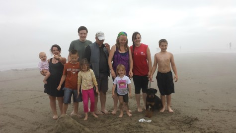 rev tasha family at beach