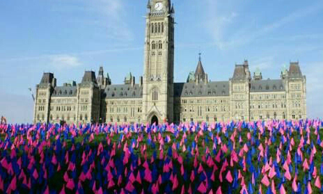 NEWS BRIEF: Flags for the unborn in Ottawa, Canada