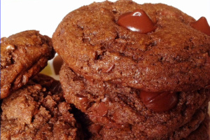 Double Chocolate Cookies for St. Valentines Day