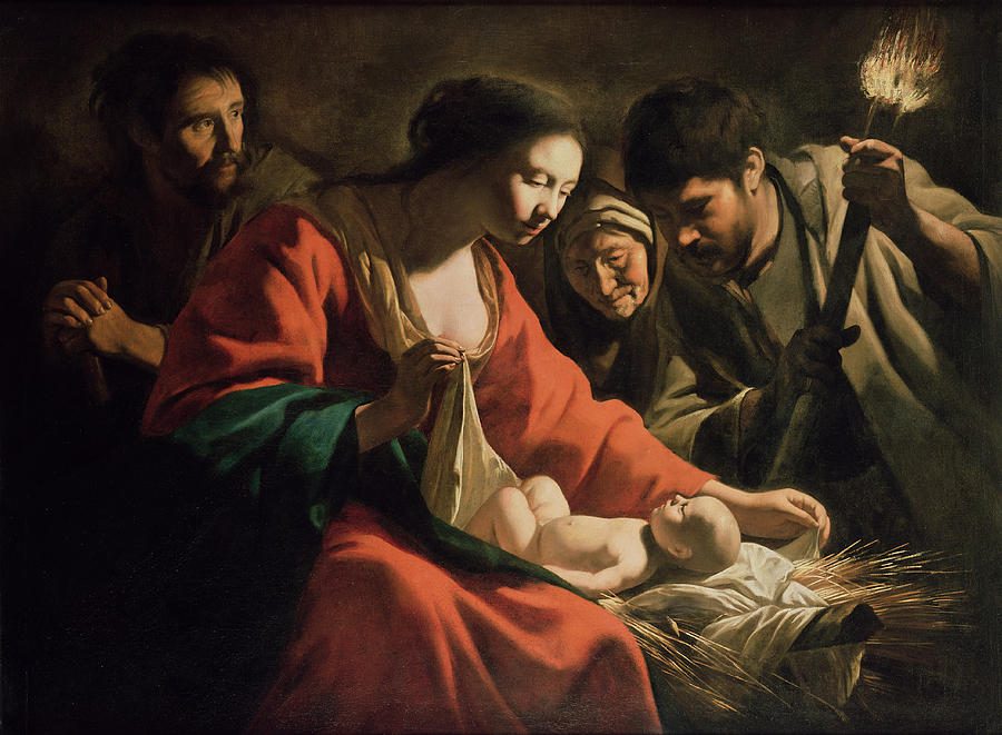 The "Nativity With a Torch" by Antoine, Louis, and Mathieu Le Nain.  