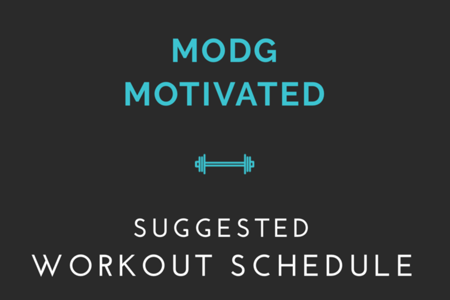 Suggested Workout Schedule