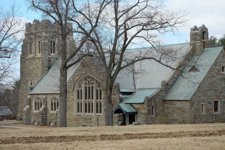 The Sage Chapel exterior. 