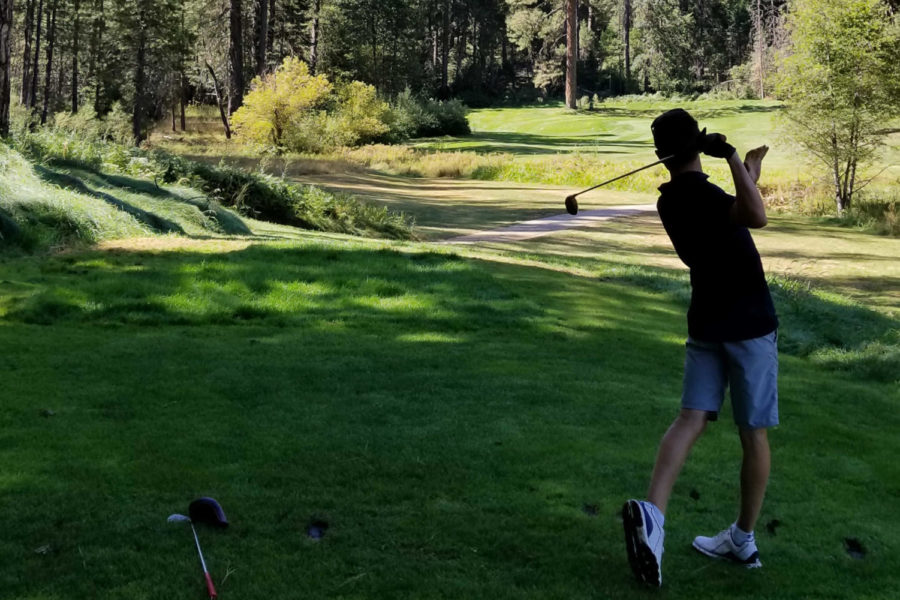 MODG student golfer Jacob Croix 