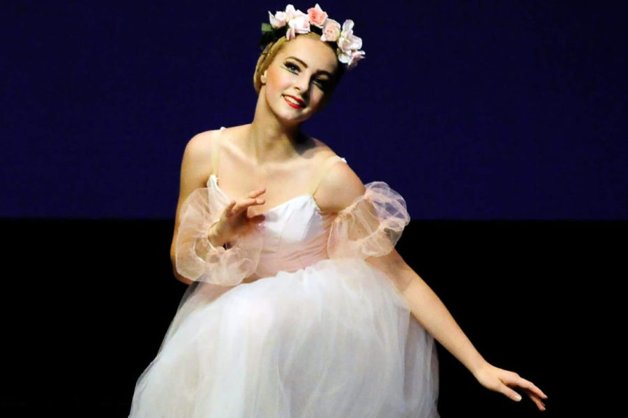 Emmanuelle Watkins in the ballet Pas de Quatre.