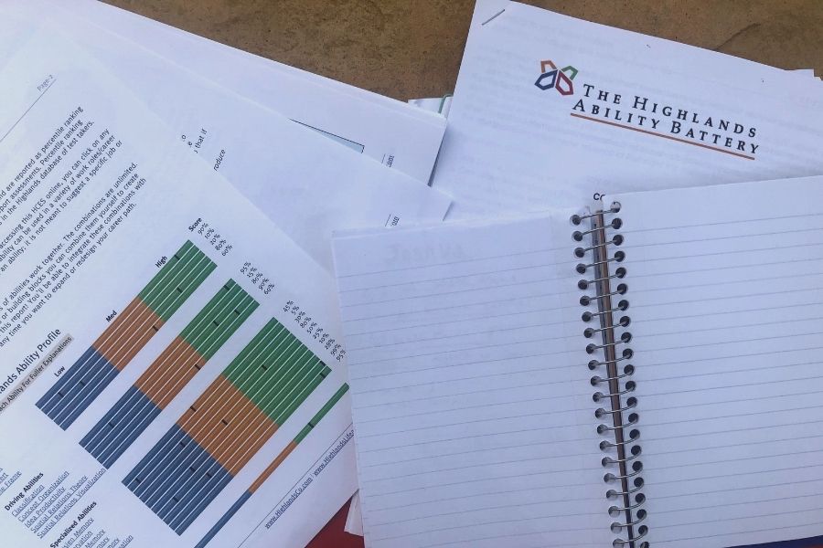 The HAB test issues a detailed report of the test results. A counselor will explain the results and offer some insight as to the impact this could have on your life and career. 