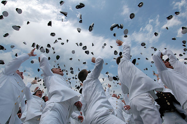 US Naval Academy Graduation (Public Domain)