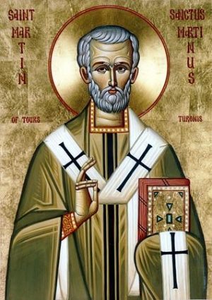 St. Martin of Tours Icon. (Public Domain)