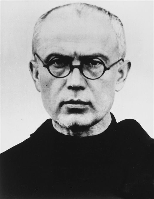 Fr. Maximilian Kolbe. 

Photo taken 1939. Public Domain. 