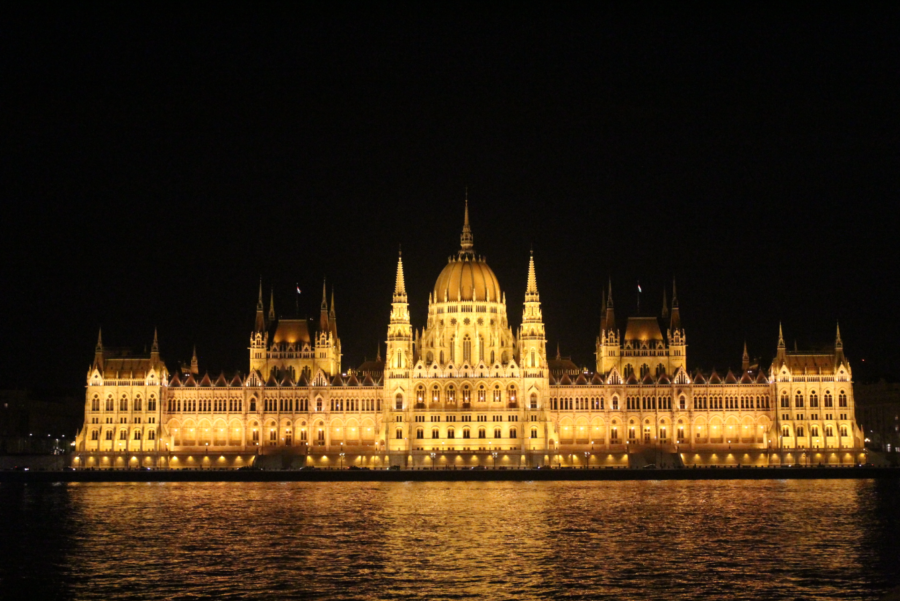 The Hungarian Parliament building is seen in this photo. Construction began in 1885 and the building was inaugurated in 1904. The building was damaged during World War II, then again damaged during the Hungarian Revolution of 1956, but has since been restored.