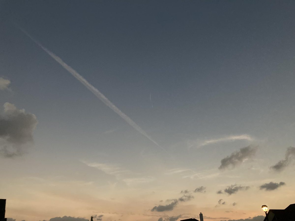 Sky during totality